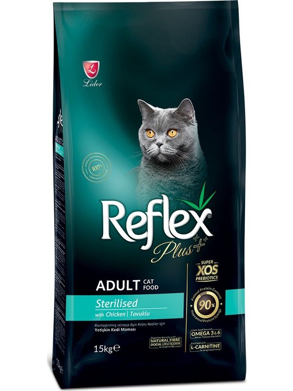 Reflex Plus Tavuklu Kısırlaştırılmış Kedi Maması 15 Kg RFX-406