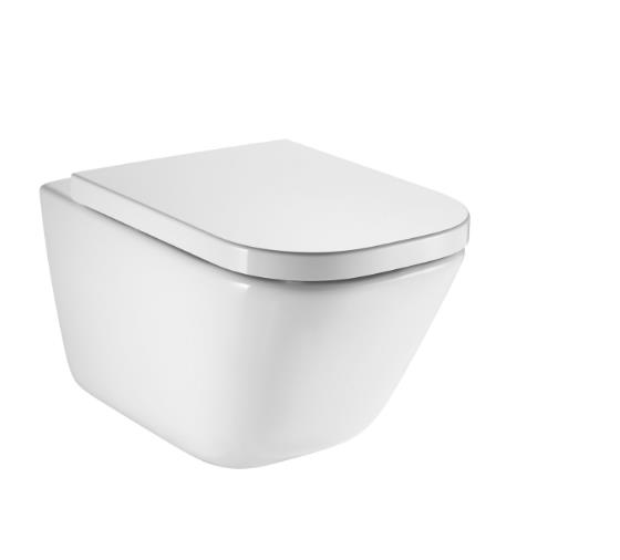 GAP SQUARE ASMA KLOZET + KAPAK BEYAZ