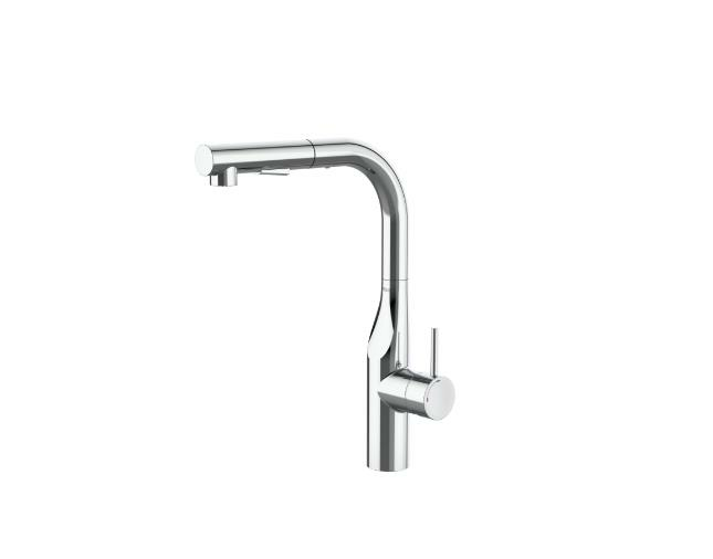 GLERA KARE SPİRALİ EVYE BATARYASI KROM TP