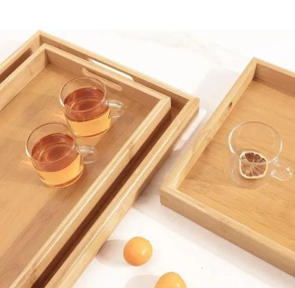 TEPSİ BAMBU DESENLİ MARBELLA ORTA