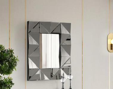 AYNA DİKDÖRTGEN BRONZ ''YILDIZ'' 80X100