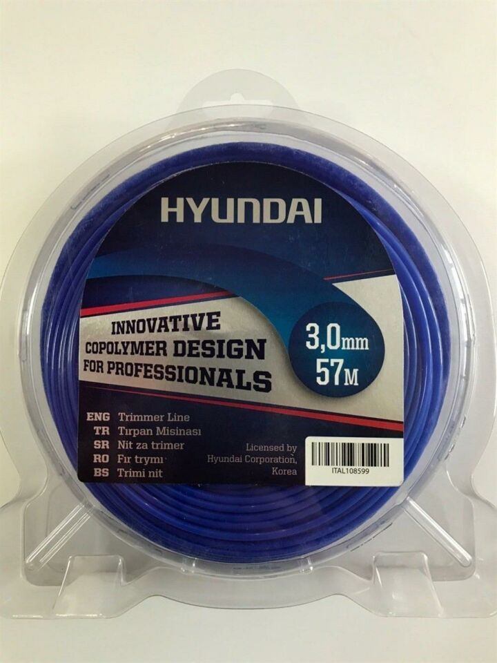 MİSİNA YUVARLAK 3.0MM 57MT MAVİ HYUNDAI