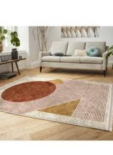NET/HALI TABLO MOTİFLİ GEOMETRİK BOHEM 80X120