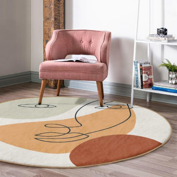 HALI BOHEM RENKLİ YUVARLAK 120CM