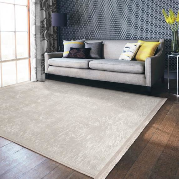 NET/HALI KREM MOTİFLİ DÜZ RENK DESENLİ 180X280CM