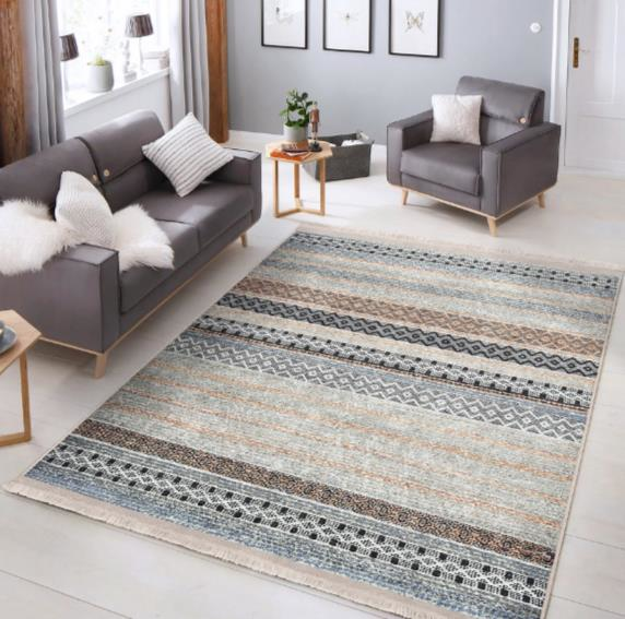 NET/HALI ÖRGÜ MOTİFLİ GEOMETRİK DESEN 180X280CM