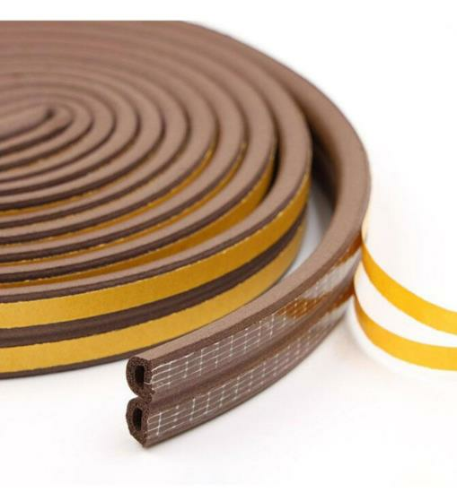 İZOLASYON BANDI KAPI PENCERE EPDM D PROFİL KAHVERE