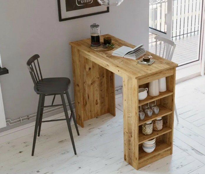BAR MASASI FORZA 120x50x100 DİŞ BUDAK
