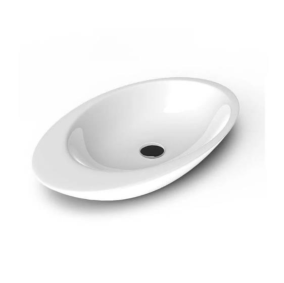 GOCCE 74 CM ÇANAK LAVABO PARLAK BEYAZ TP