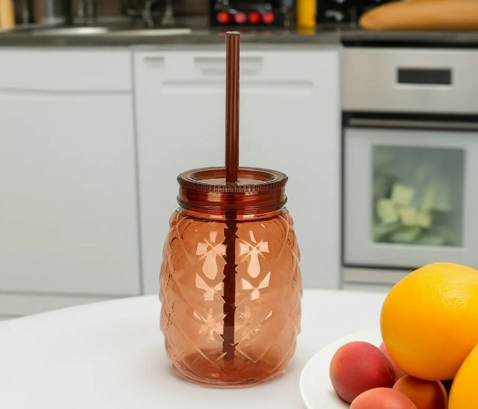 NET\BARDAK ANANAS ŞEKİLLİ PİPETLİ