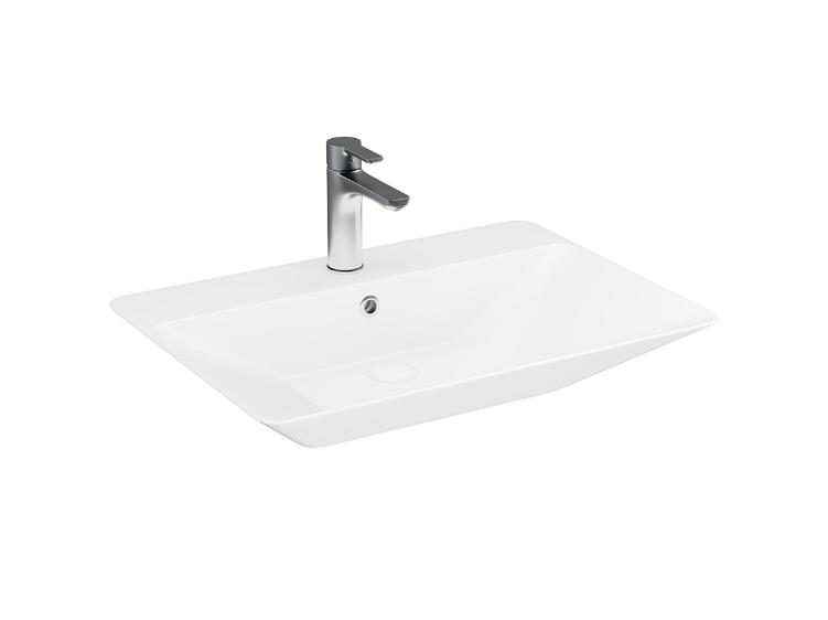 TEODORA 65 CM ÇANAK LAVABO PARLAK BEYAZ