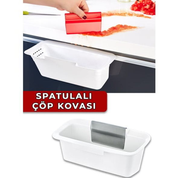 NET\ÇÖP KUTUSU ASMA SPATULA İLE MUTFAK