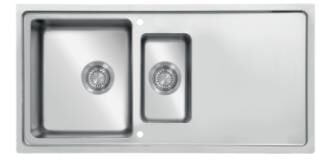 ÇELİK EVYE  MCRFLAT 1,5GÖZ 100CMX50CM SİFON DAHİL