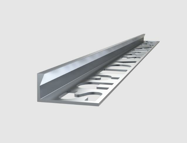 ALÜMİNYUM ZEMİN BİTİM PROF. 10MM PARLAK KROM TP