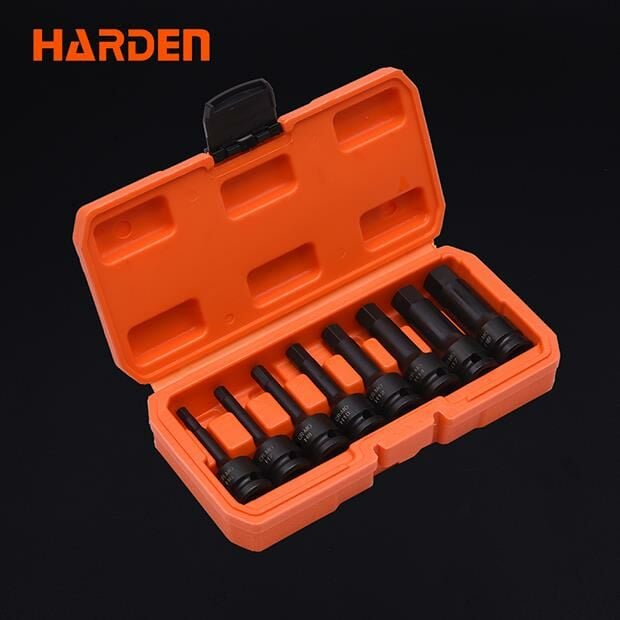 LOKMA ANAHTAR SOKET DARBELİ SİYAH 1/2'' 10 PARÇA