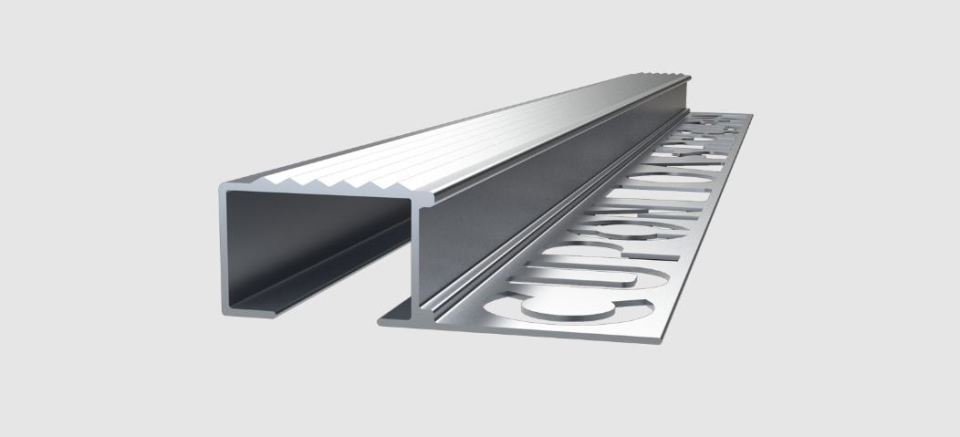 ALM. MERDİVEN BASAMAK PROF.12MM MAT KROM 2,50M TP