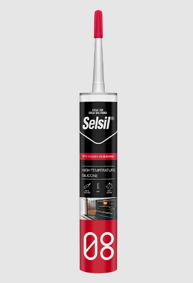 RTV YÜKSEK ISI SİLİKONU KIRMIZI 280ML