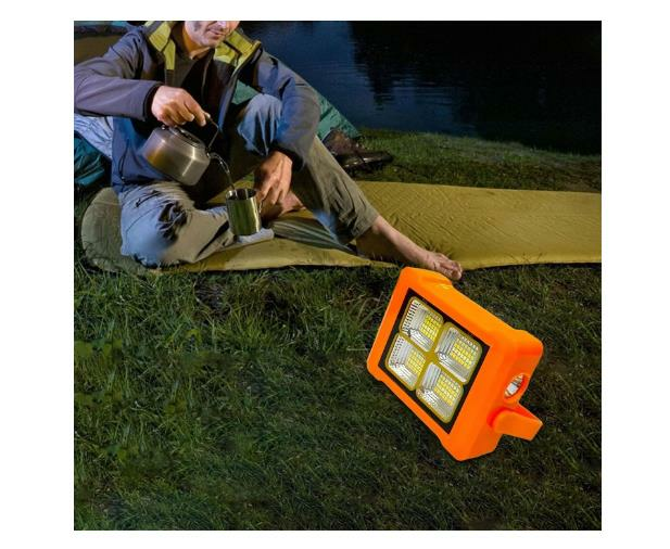 SOLAR DÖRT PANELLİ USB GİRİŞ TURUNCU