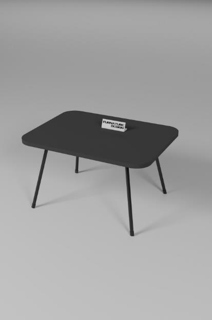 MASA PİKNİK KATLANIR ANTRASİT 60*80CM