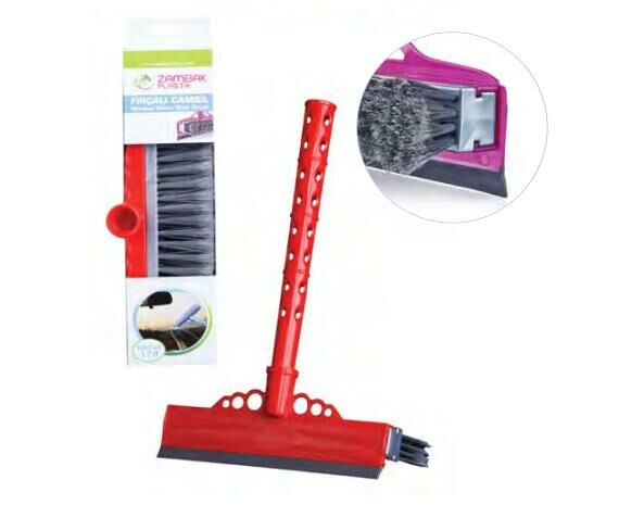 NET/CAMSİL FIRÇALI 22CM