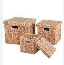 KUTU NATUREL KARE 38*38*35CM