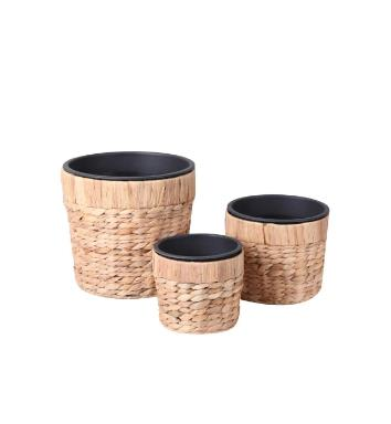 SEPET SAKSI HASIR YUV. İÇİ  PLASTİK 20*17CM