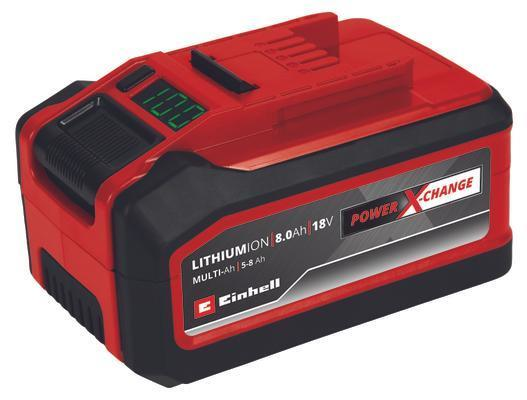 AKÜ 4-6 Ah Multi-Ah Power X-Change Plus 18V
