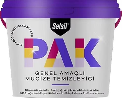 PAK GENEL AMAÇLI MUCİZE TEMİZLEYİCİ 500GR KOLİ/12