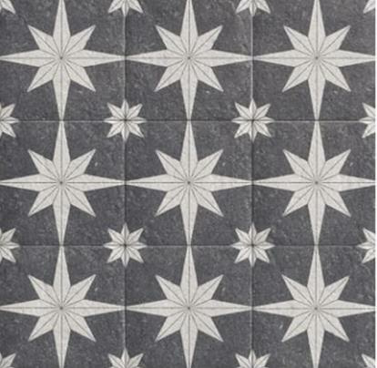 KAMPANYA/COMPASS LAVA DEKOR PORSELEN 20X20(M-280)