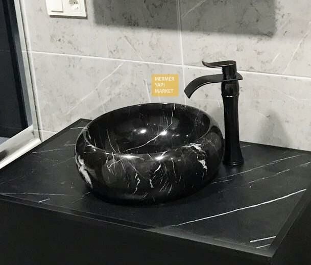 OVAL LAVABO TOROS SİYAH
