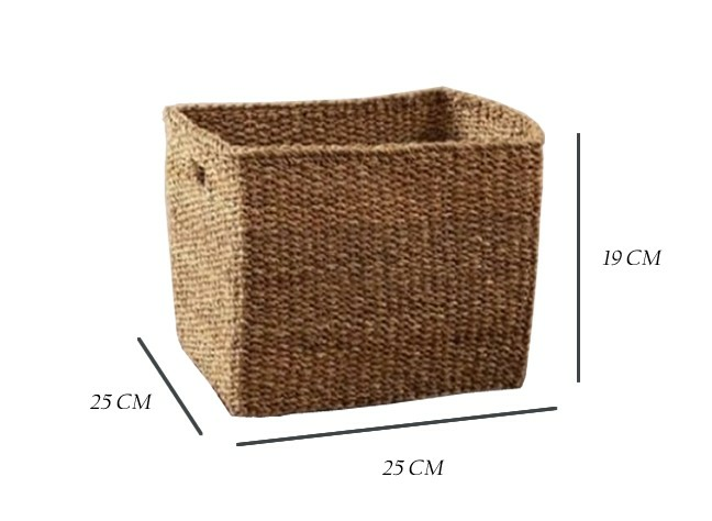NET/SEPET HASIR KARE DÜZENLEYİCİ KÜÇÜK 25*25*19 CM
