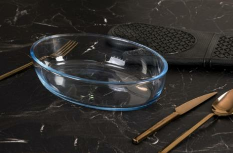 BORART OVAL TEPSİ 35X24CM SADE