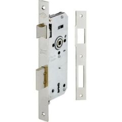 Kale Kilit Ekstra Gömme ROZET DELİKLİ Kapı Kilidi Tek Anh. 40mm NİKEL