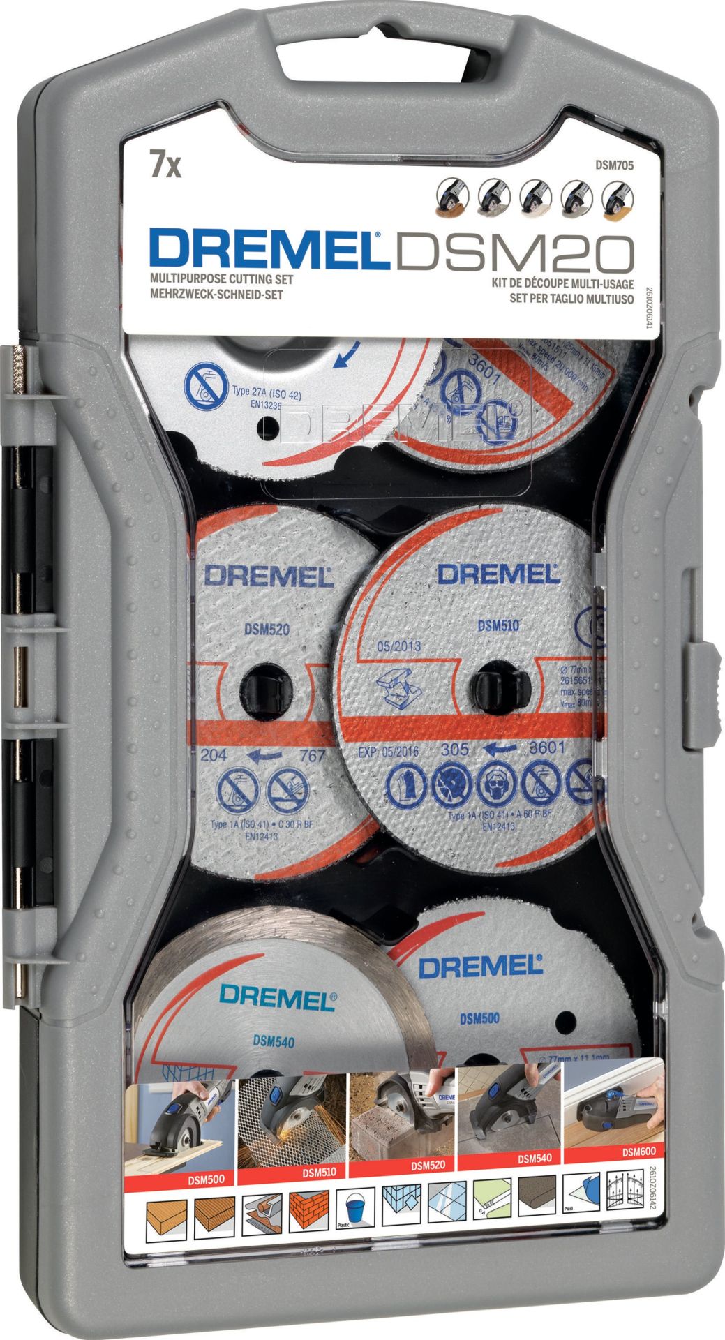 DREMEL® DSM20 çok amaçlı kesme kılavuzu seti (DSM705)