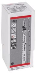 Bosch - Extra Temiz Kesim Serisi Sert Ahşap İçin T 308 BF Dekupaj Testeresi Bıçağı - 100'Lü Paket