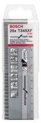 Bosch - Ahşap Ve Metal İçin T 345 XF Dekupaj Testeresi Bıçağı - 25'Li Paket