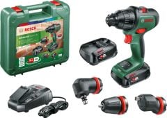 Bosch AdvancedImpact 18 Çift Akülü Darbeli Delme Vidalama Makinesi (2 x 1,5 Ah) + 3 Adaptör