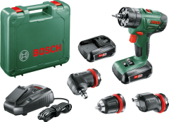 Bosch AdvancedImpact 18 Çift Akülü Darbeli Delme Vidalama Makinesi (2 x 1,5 Ah) + 3 Adaptör