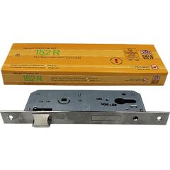Kale Kilit Standart Silindirli Rozet Delikli Daire Kilidi 45mm-NİKEL