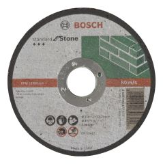 Bosch - 115*3,0 mm Standard Seri Düz Taş Kesme Diski (Taş)