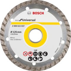 Bosch - Ekonomik Seri Genel Yapı Malzemeleri İçin Elmas Kesme Diski 125 mm Turbo