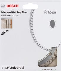 Bosch - Ekonomik Seri Genel Yapı Malzemeleri İçin Elmas Kesme Diski 125 mm Turbo