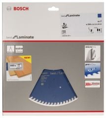Bosch - Best Serisi Laminant için Daire Testere Bıçağı 254*30 mm 84 Diş