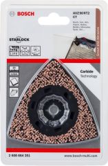 Bosch - Starlock - AVZ 90 RT2 - Carbide RIFF Zımpara Tabanı 20 Kum Kalınlığı 1'li