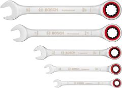 Bosch Profesyonel Cırcırlı Anahtar Seti 5 Parça - 1600A02Z3D