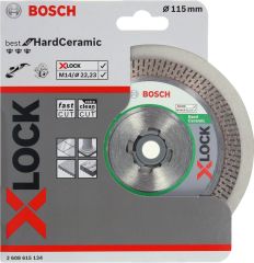 Bosch - X-LOCK - Best Serisi Sert Seramikler İçin Elmas Kesme Diski 115 mm