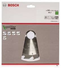 Bosch - Optiline Serisi Ahşap için Daire Testere Bıçağı 190*30 mm 16 Diş