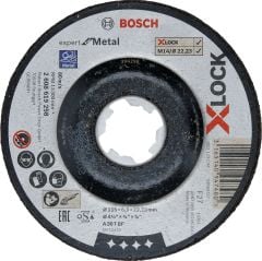 Bosch - X-LOCK - 115*6,0 mm Expert Serisi Bombeli Metal Taşlama Diski (Taş)