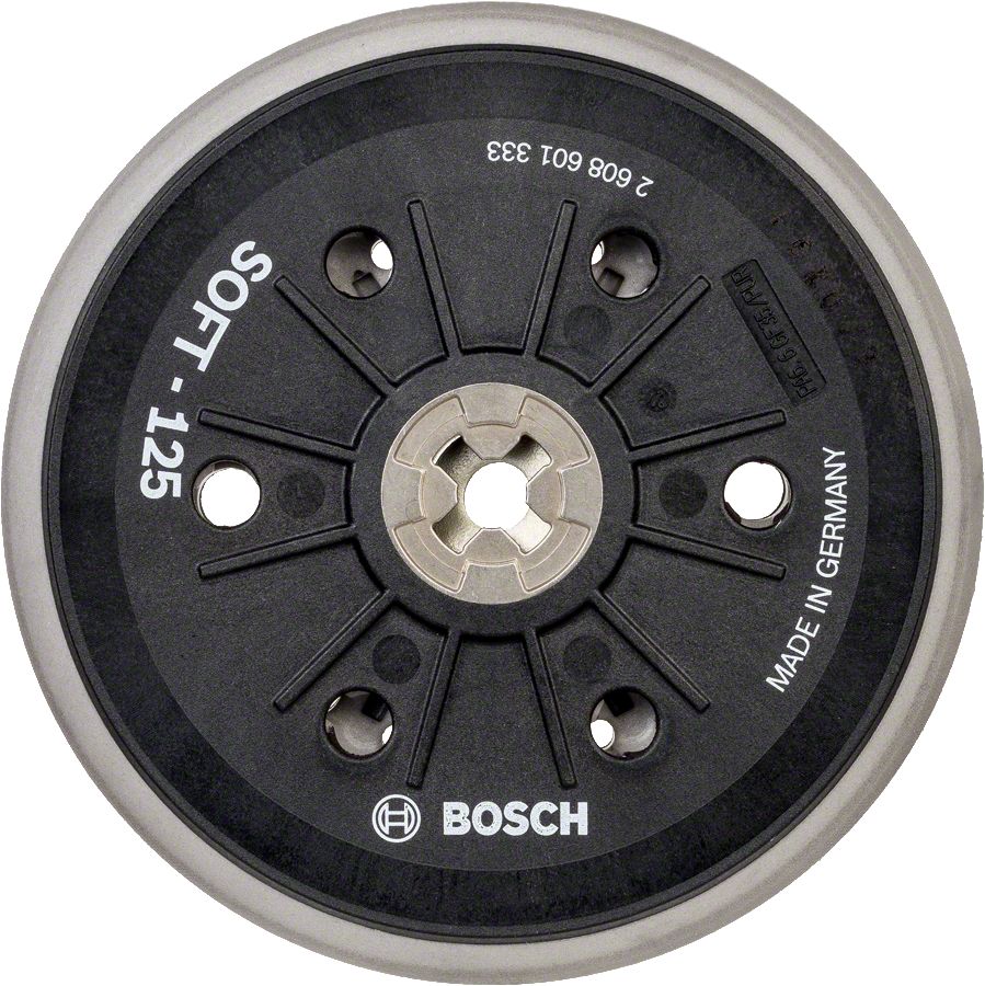 Bosch - 125 mm 5/16'' Çok Delikli Zımpara Tabanı Yumuşak