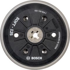 Bosch - 125 mm 5/16'' Çok Delikli Zımpara Tabanı Yumuşak